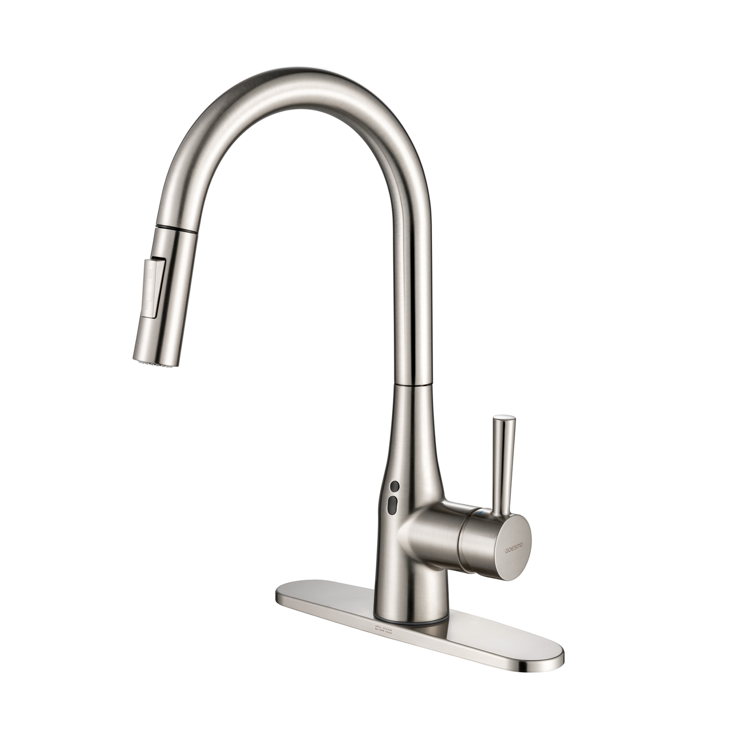 GOESMO 20851 Magnetic Sensor Kitchen Faucet – Pull to Flow