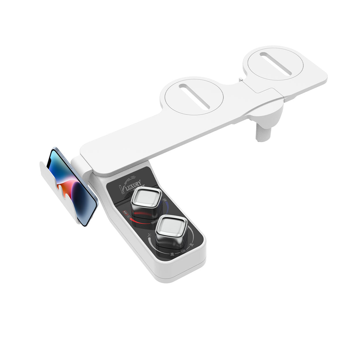 GOESMO Hot & Cold Bidet Attachment for Toilet - Dual Nozzle, Non-Electric