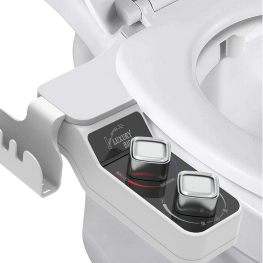 GOESMO Hot & Cold Bidet Attachment for Toilet - Dual Nozzle, Non-Electric