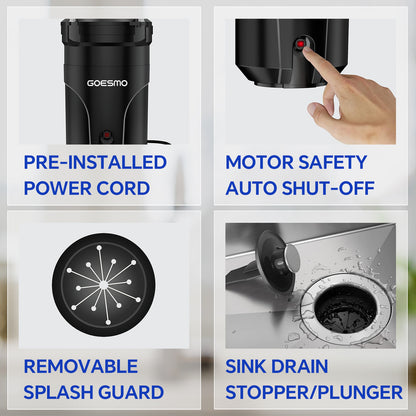 GOESMO DW301 Kitchen Food Waste Disposer