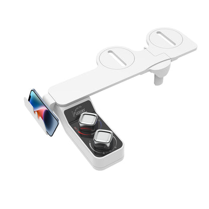 GOESMO Hot & Cold Bidet Attachment for Toilet - Dual Nozzle, Non-Electric