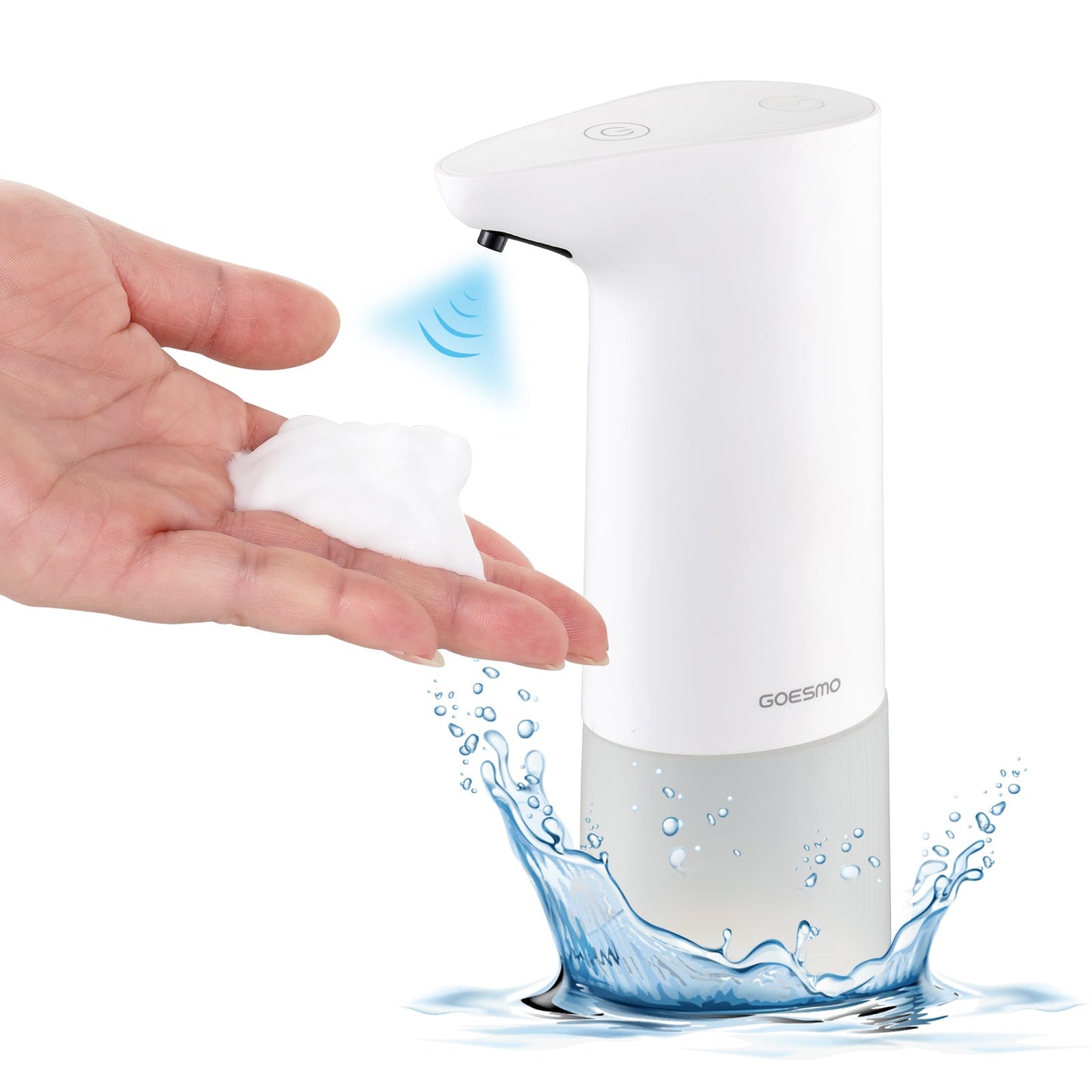 GOESMO 21240 Automatic Adjustable Foaming Soap Dispenser with Motion Sensor for Bathroom, Kitchen soap dispenserSoap dispenser