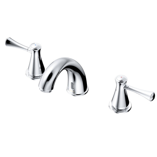 GOESMO 29180 Smart Touchless Widespread Bathroom Sink Faucet with 2 Handle bathroombathroom