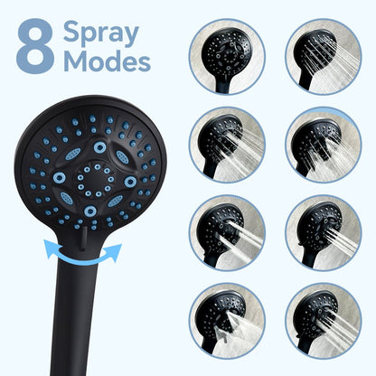 GOESMO Shower Head Combo With Handheld & Rain Shower bathroombathroom