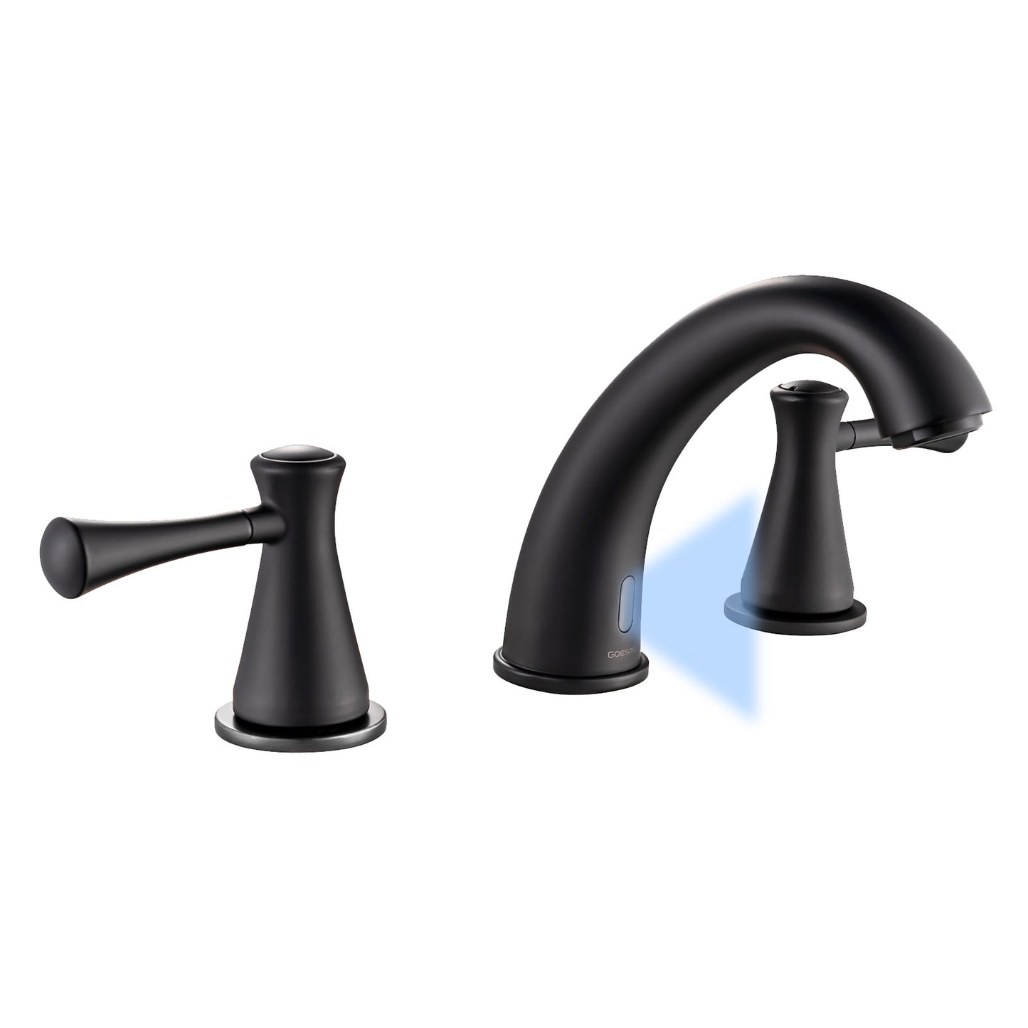 GOESMO 29180 Smart Dual-Handle Touchless Faucet for Bathrom Sink